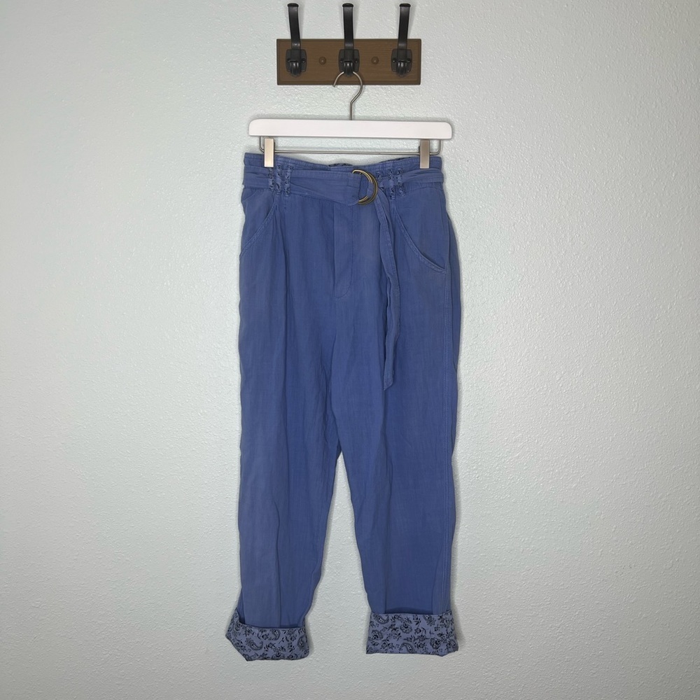Anthropologie Malin Utility Pants in Blue